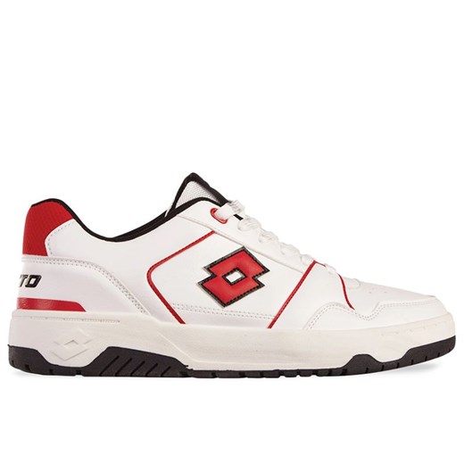 Buty unisex Lotto Boxscore 2400580U-1030 - biało-czerwone ze sklepu streetstyle24.pl w kategorii Buty sportowe męskie - zdjęcie 183802919
