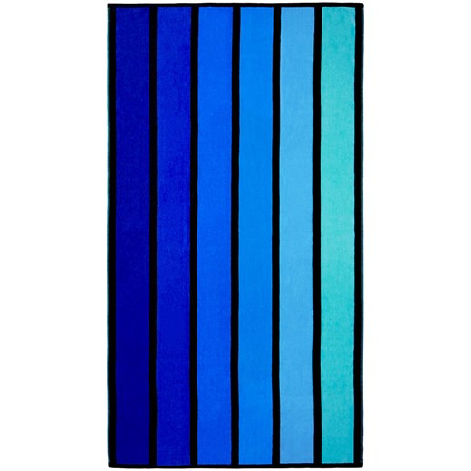 Le Comptoir de la Plage Ręcznik plażowy w kolorze granatowo-niebiesko-turkusowym - 170 x 90 cm ze sklepu Limango Polska w kategorii Ręczniki - zdjęcie 183803106