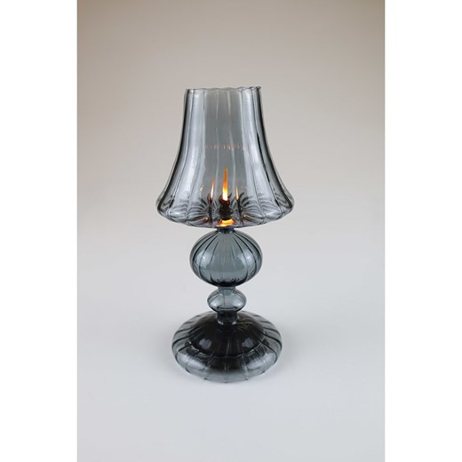 AM Design Świecznik LED w kolorze szarym - wys. 22 x Ø 11 cm ze sklepu Limango Polska w kategorii Oświetlenie led - zdjęcie 183803235