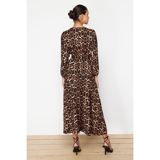 Sukienka brązowa Trendyol 