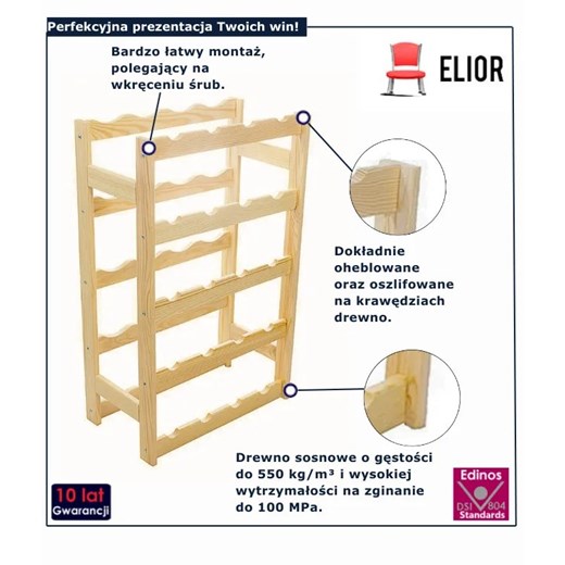 Regał/witryna Elior