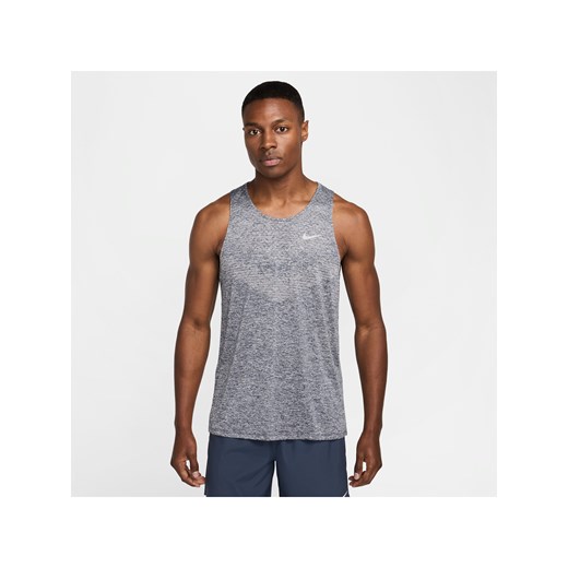 Męska koszulka bez rękawów do biegania Dri-FIT ADV Nike Stride - Niebieski ze sklepu Nike poland w kategorii T-shirty męskie - zdjęcie 183807026