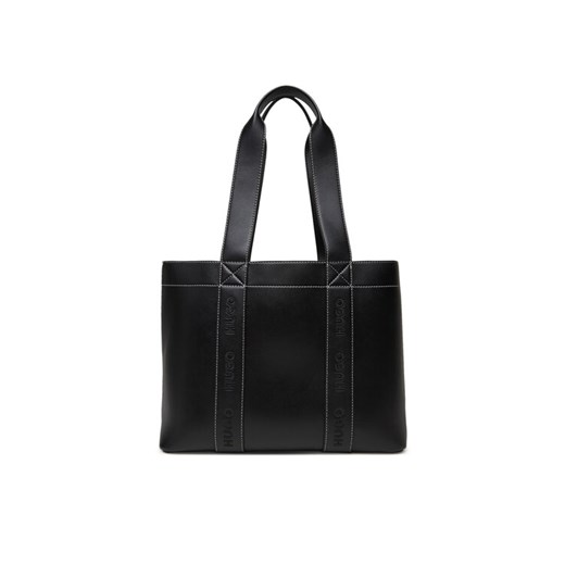 Torebka HUGO Becky Up 50547491 Czarny ze sklepu eobuwie.pl w kategorii Torby Shopper bag - zdjęcie 183807355