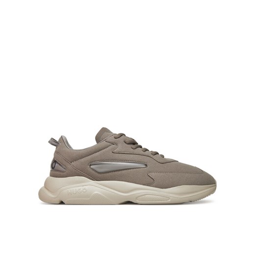 Sneakersy HUGO Leon 50548504 Szary ze sklepu eobuwie.pl w kategorii Buty sportowe męskie - zdjęcie 183807366
