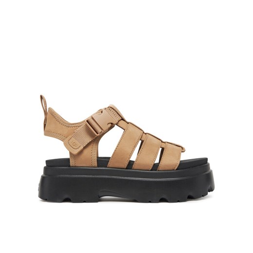 Sandały Ugg W Cora 1152698 Beżowy ze sklepu eobuwie.pl w kategorii Sandały damskie - zdjęcie 183807465
