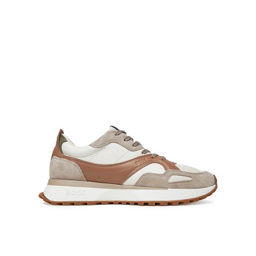 Sneakersy BOSS Jonah 50548782 Beżowy ze sklepu eobuwie.pl w kategorii Buty sportowe męskie - zdjęcie 183807468