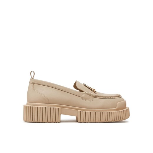 Loafersy Armani Exchange XDA002 XV847 01029 Brązowy ze sklepu eobuwie.pl w kategorii Półbuty damskie - zdjęcie 183807527