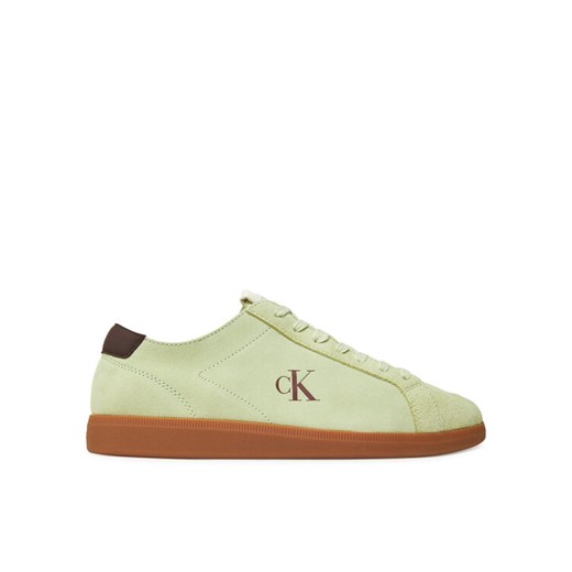 Sneakersy Calvin Klein Jeans Low Profile Cupsole Su Zielony ze sklepu eobuwie.pl w kategorii Buty sportowe męskie - zdjęcie 183807558