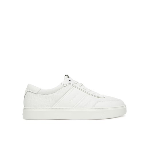 Sneakersy Calvin Klein Clean Cup Low Lace Tape HM0HM01898 Biały ze sklepu eobuwie.pl w kategorii Buty sportowe męskie - zdjęcie 183807566