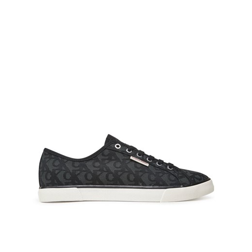 Tenisówki Calvin Klein Jeans Ess Vulc Low Mg Cv Mono YM0YM01368 Czarny ze sklepu eobuwie.pl w kategorii Trampki męskie - zdjęcie 183807576