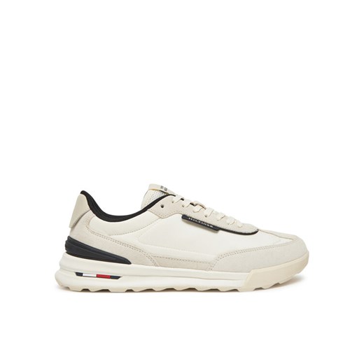 Sneakersy Tommy Hilfiger Retro Runner Nylon Mix FM0FM05523 Écru ze sklepu eobuwie.pl w kategorii Buty sportowe męskie - zdjęcie 183807595