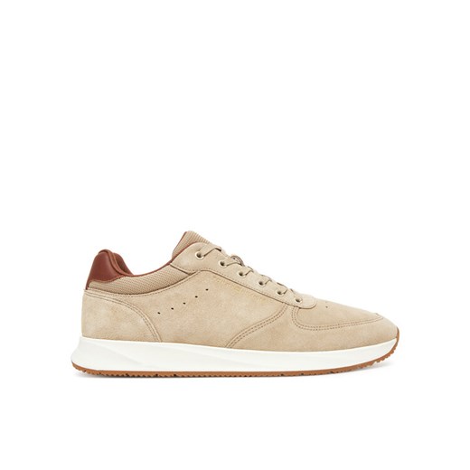 Sneakersy Tommy Hilfiger Premium Suede Hybrid FM0FM05690 Beżowy ze sklepu eobuwie.pl w kategorii Buty sportowe męskie - zdjęcie 183807638