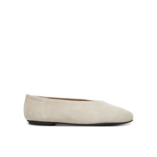 Baleriny Calvin Klein Ballerina Round Hw Sue HW0HW02565 Beżowy ze sklepu eobuwie.pl w kategorii Balerinki - zdjęcie 183807725
