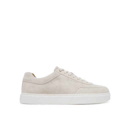 Sneakersy Calvin Klein Clean Cup Low Laceup Oxf Su HM0HM01880 Beżowy ze sklepu eobuwie.pl w kategorii Buty sportowe męskie - zdjęcie 183807746