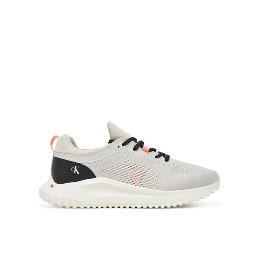 Sneakersy Calvin Klein Jeans Eva Runner Sock Mg Tech YW0YW01855 Szary ze sklepu eobuwie.pl w kategorii Buty sportowe damskie - zdjęcie 183807758