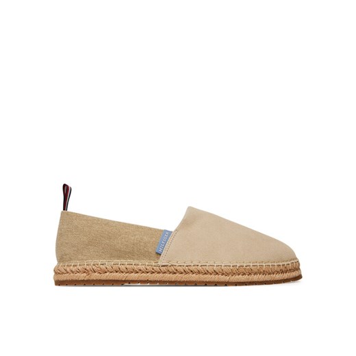 Espadryle Tommy Hilfiger Hilfiger Flex Mix Espadrille FM0FM05497 Beżowy ze sklepu eobuwie.pl w kategorii Espadryle męskie - zdjęcie 183807795