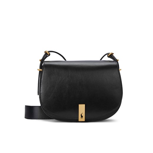 Torebka Polo Ralph Lauren 428928757002 Czarny ze sklepu eobuwie.pl w kategorii Listonoszki - zdjęcie 183807879