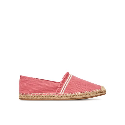 Espadryle Tommy Hilfiger Fringe Canvas Closed Espadrille FW0FW08881 Różowy ze sklepu eobuwie.pl w kategorii Espadryle damskie - zdjęcie 183807927