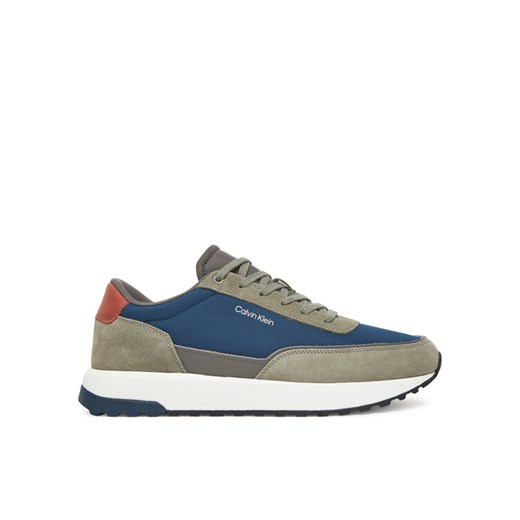 Sneakersy Calvin Klein Low Top Lace Up Repreve Mix HM0HM01714 Zielony ze sklepu eobuwie.pl w kategorii Buty sportowe męskie - zdjęcie 183807935