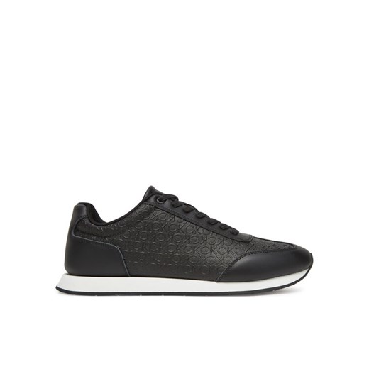 Sneakersy Calvin Klein Low Prof Runn Laceup Mono HM0HM01896 Czarny ze sklepu eobuwie.pl w kategorii Buty sportowe męskie - zdjęcie 183807945