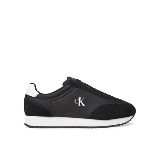 Sneakersy Calvin Klein Jeans Retro Runner Lace Up Ny-Su YM0YM01325 Czarny ze sklepu eobuwie.pl w kategorii Buty sportowe męskie - zdjęcie 183807996