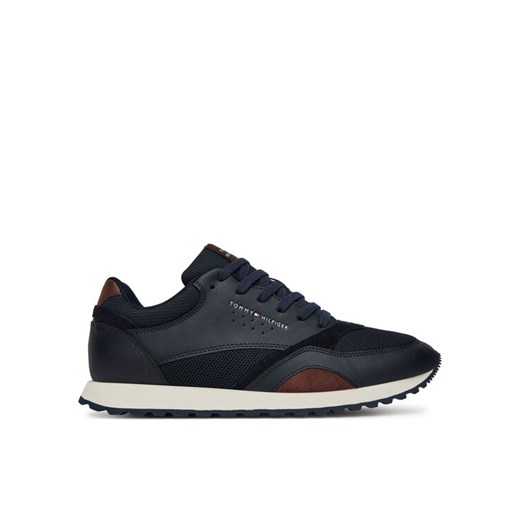 Sneakersy Tommy Hilfiger New Runner Eva Mix FM0FM05522 Granatowy ze sklepu eobuwie.pl w kategorii Buty sportowe męskie - zdjęcie 183808035