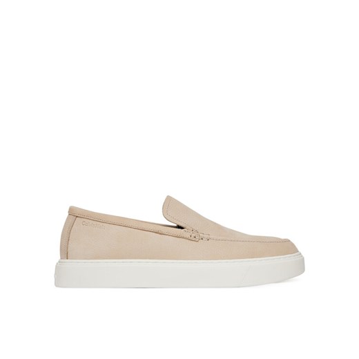 Półbuty Calvin Klein Hybrid Moccasin Nu HM0HM01902 Beżowy ze sklepu eobuwie.pl w kategorii Półbuty męskie - zdjęcie 183808067