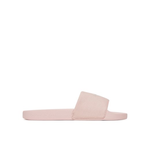 Japonki Calvin Klein Jeans Slide Monogram Wn Logo Ck YW0YW01967 Różowy ze sklepu eobuwie.pl w kategorii Klapki damskie - zdjęcie 183808095