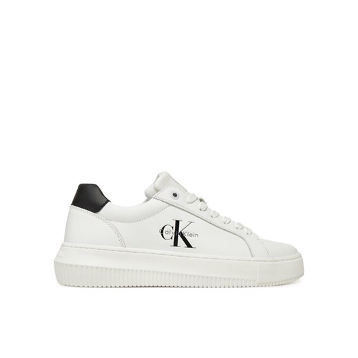 Sneakersy Calvin Klein Jeans YW0YW01872 Biały ze sklepu eobuwie.pl w kategorii Buty sportowe damskie - zdjęcie 183808199