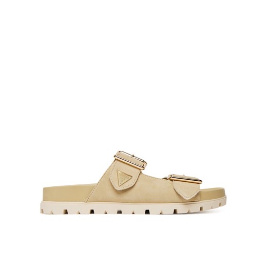 Klapki Guess FLTFST SUE03 Beżowy ze sklepu eobuwie.pl w kategorii Klapki damskie - zdjęcie 183808229