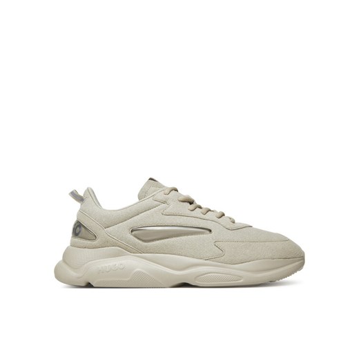 Sneakersy HUGO Leon 50548504 Beżowy ze sklepu eobuwie.pl w kategorii Buty sportowe męskie - zdjęcie 183808267