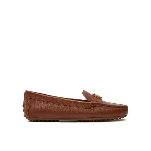 Mokasyny Lauren Ralph Lauren 802942768002 Brązowy ze sklepu eobuwie.pl w kategorii Mokasyny damskie - zdjęcie 183808375