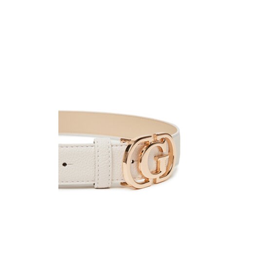 Pasek biały Guess 