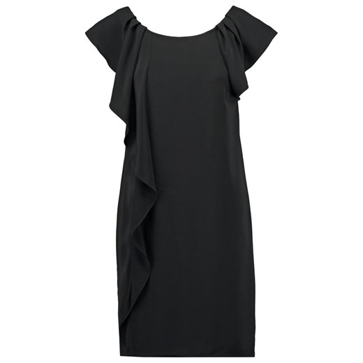 Vila VIVEL Sukienka koszulowa black zalando czarny abstrakcyjne wzory