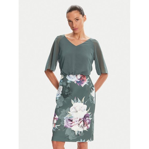 Swing Sukienka koktajlowa 5AE28900 Zielony Slim Fit ze sklepu MODIVO w kategorii Sukienki - zdjęcie 183813187