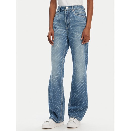 BOSS Jeansy C_Ada 50545081 Niebieski Straight Fit ze sklepu MODIVO w kategorii Jeansy damskie - zdjęcie 183813216