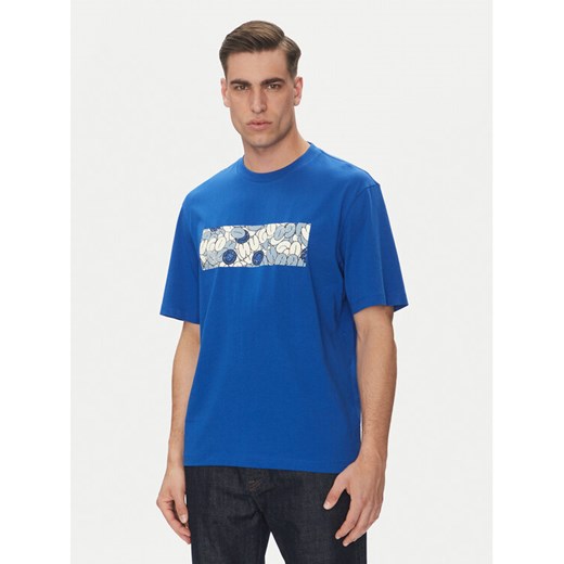 HUGO T-Shirt Nurix 50545128 Niebieski Regular Fit ze sklepu MODIVO w kategorii T-shirty męskie - zdjęcie 183813248