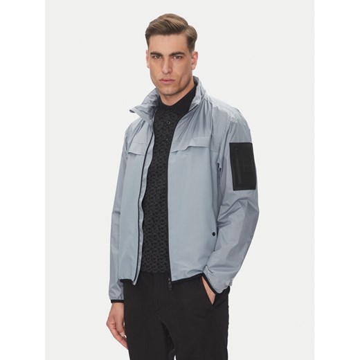 BOSS Kurtka przejściowa 50541285 Szary Regular Fit ze sklepu MODIVO w kategorii Kurtki męskie - zdjęcie 183813317