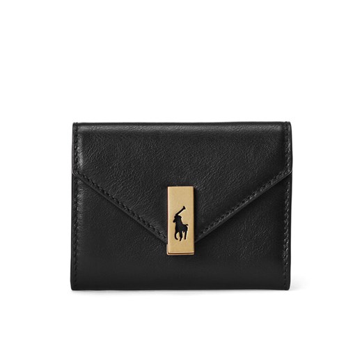 Polo Ralph Lauren Mały Portfel Damski 427886734001 Czarny ze sklepu MODIVO w kategorii Portfele damskie - zdjęcie 183813355