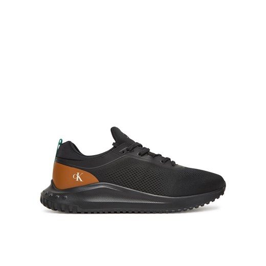 Calvin Klein Jeans Sneakersy Eva Runner Tech Knit YM0YM01293 Czarny ze sklepu MODIVO w kategorii Buty sportowe męskie - zdjęcie 183813399