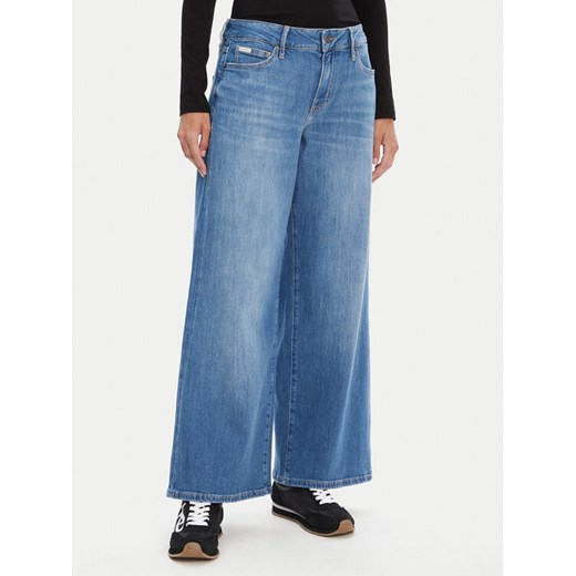 Guess Jeans Jeansy W5YA0O D0022 Niebieski Regular Fit ze sklepu MODIVO w kategorii Jeansy damskie - zdjęcie 183813447