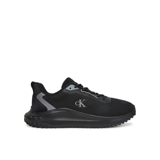 Calvin Klein Jeans Sneakersy Eva Runner L-Up Mix Mesh Logo Ck YW0YW01851 Czarny ze sklepu MODIVO w kategorii Buty sportowe damskie - zdjęcie 183813495