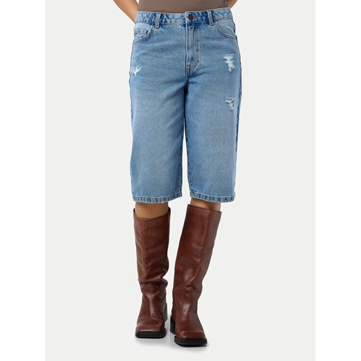 Noisy May Szorty jeansowe Welsie 27034305 Niebieski Regular Fit ze sklepu MODIVO w kategorii Szorty - zdjęcie 183813527