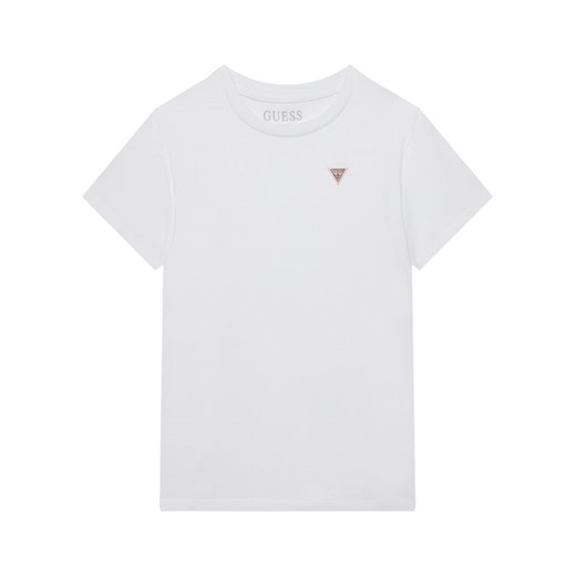Guess T-Shirt L5YI38 K5M20 Biały Regular Fit ze sklepu MODIVO w kategorii T-shirty męskie - zdjęcie 183813556