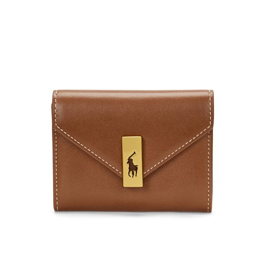 Polo Ralph Lauren Mały Portfel Damski 427886734008 Brązowy ze sklepu MODIVO w kategorii Portfele damskie - zdjęcie 183813568