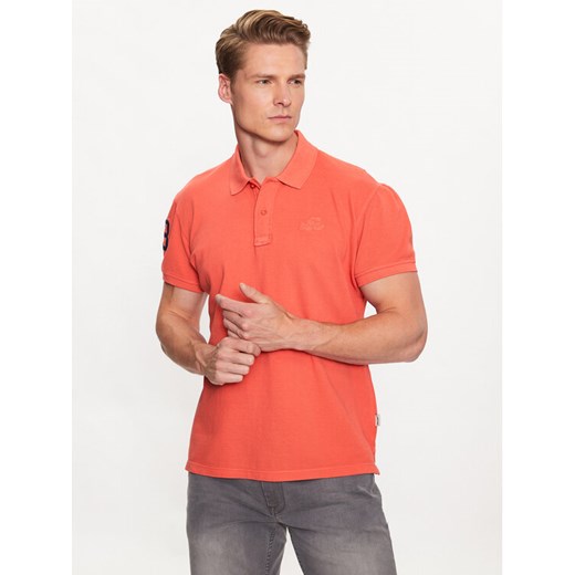 Blend Polo 20715181 Czerwony Regular Fit ze sklepu MODIVO w kategorii T-shirty męskie - zdjęcie 183813577