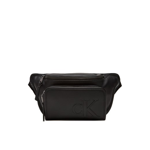 Calvin Klein Saszetka nerka Sculpted Impression Waistbag 38 LV04G3160G Czarny ze sklepu MODIVO w kategorii Nerki - zdjęcie 183813666