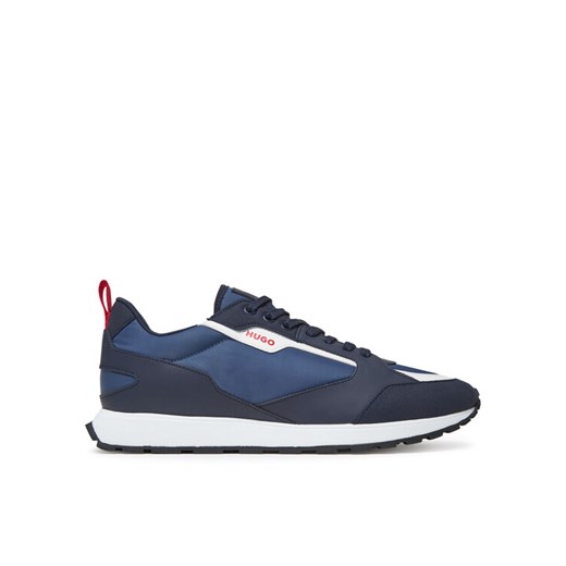 HUGO Sneakersy Icelin 50536568 Granatowy ze sklepu MODIVO w kategorii Buty sportowe męskie - zdjęcie 183813715