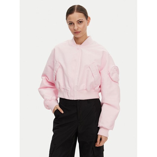 HUGO Kurtka bomber Foraia-1_B 50542360 Różowy Regular Fit ze sklepu MODIVO w kategorii Kurtki damskie - zdjęcie 183813725