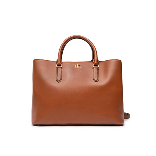 Lauren Ralph Lauren Torebka Marcy 36 431876724005 Brązowy ze sklepu MODIVO w kategorii Torby Shopper bag - zdjęcie 183813755